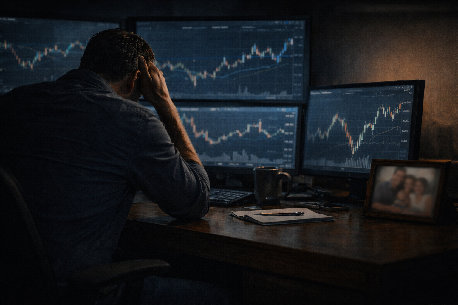 "I was robbing my family to pay for trading education"